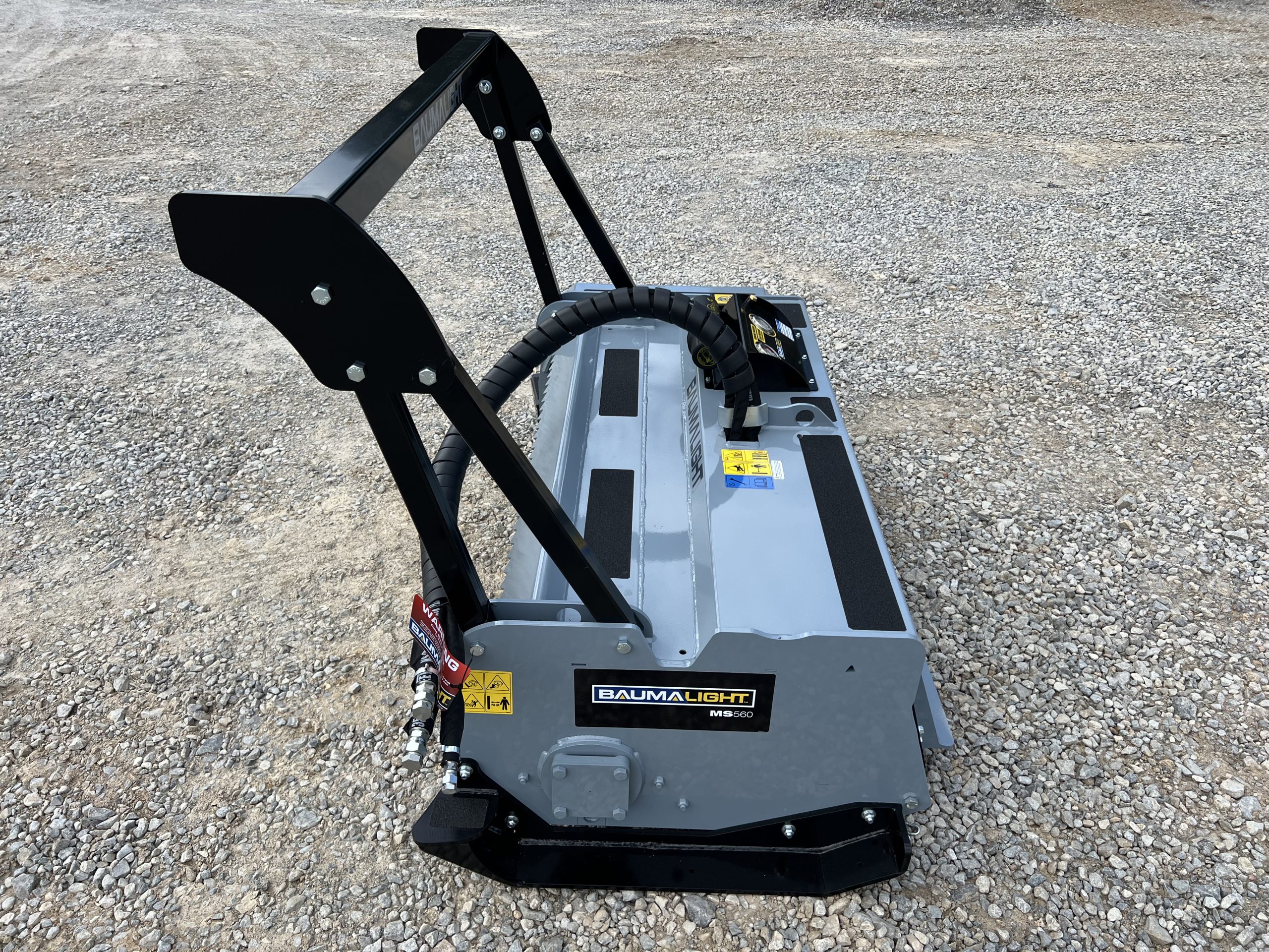 Baumalight MS560 Fixed Tooth Forestry Mulcher Attachment Fits Skid Steer Quick Attach - Image 4