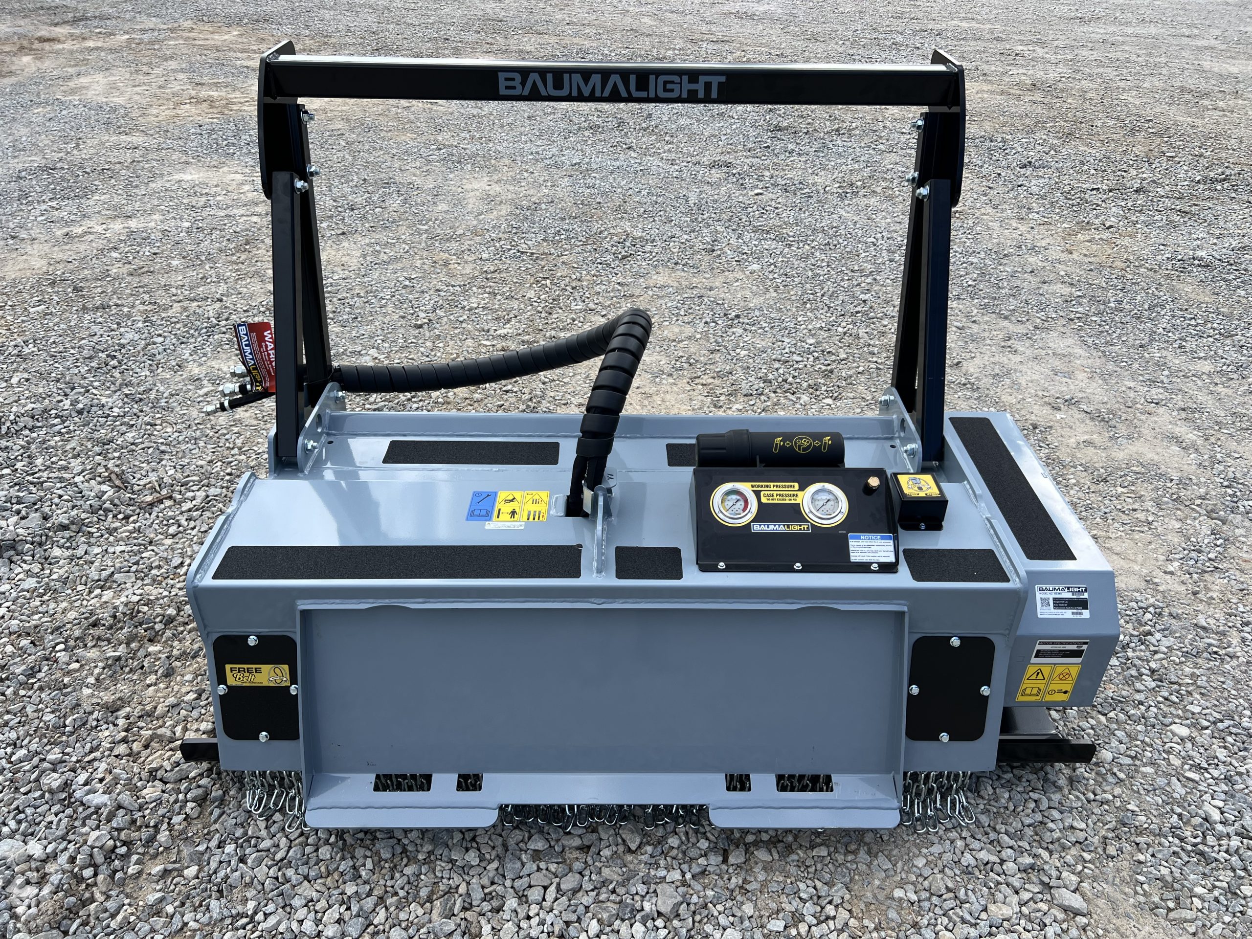 Baumalight MS560 Fixed Tooth Forestry Mulcher Attachment Fits Skid Steer Quick Attach - Image 6