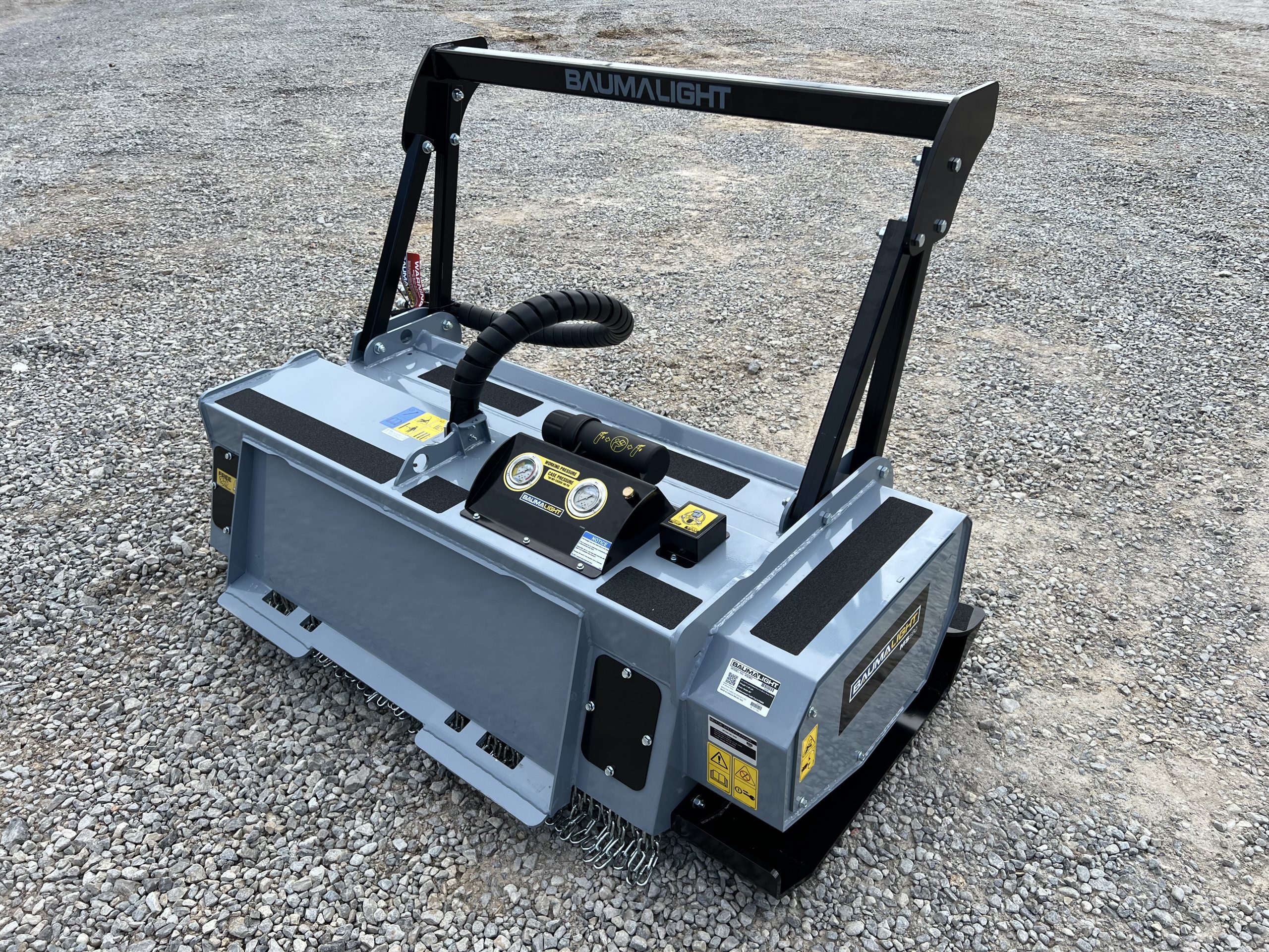 Baumalight MS560 Fixed Tooth Forestry Mulcher Attachment Fits Skid Steer Quick Attach - Image 7