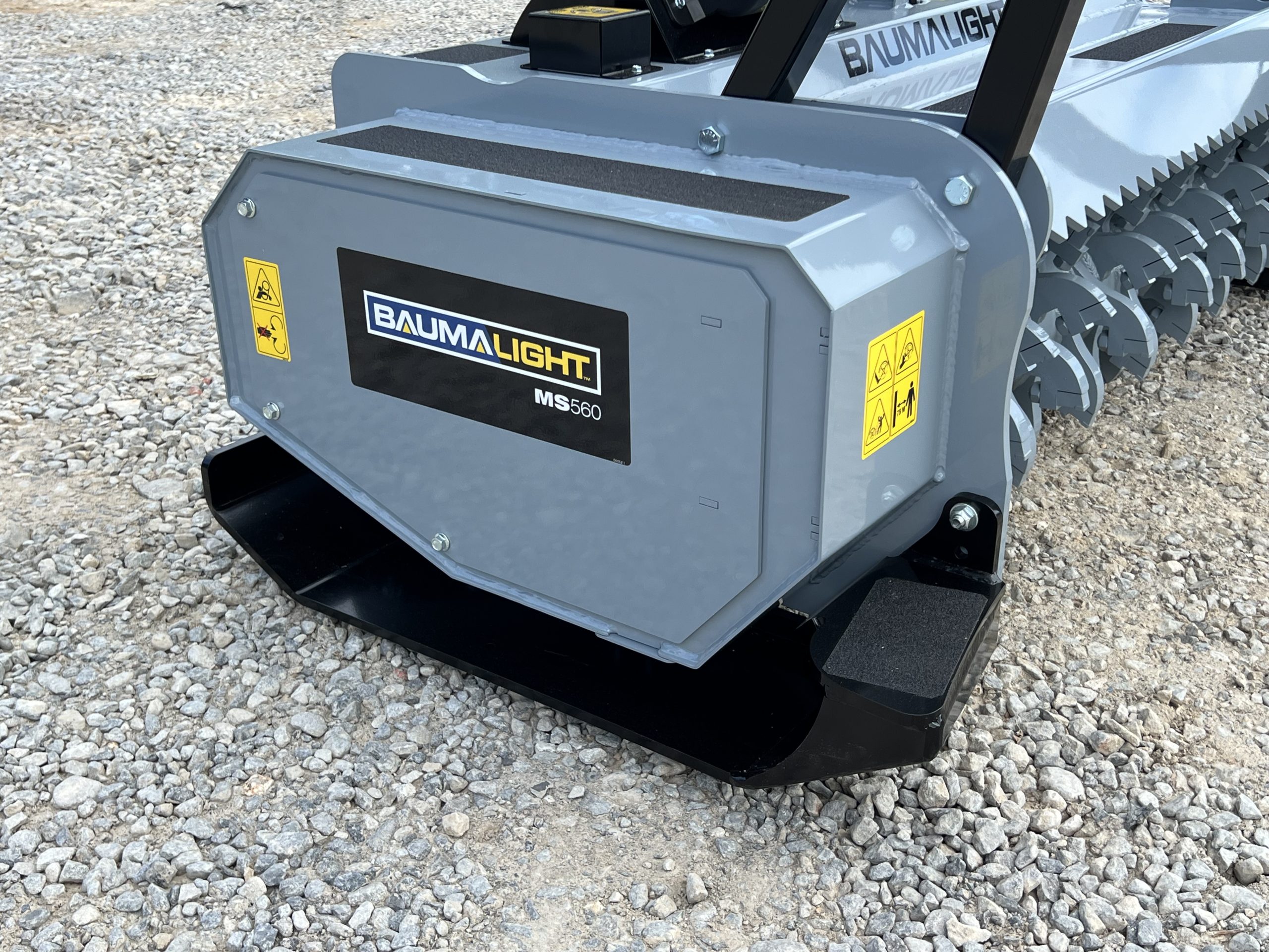 Baumalight MS560 Fixed Tooth Forestry Mulcher Attachment Fits Skid Steer Quick Attach - Image 9