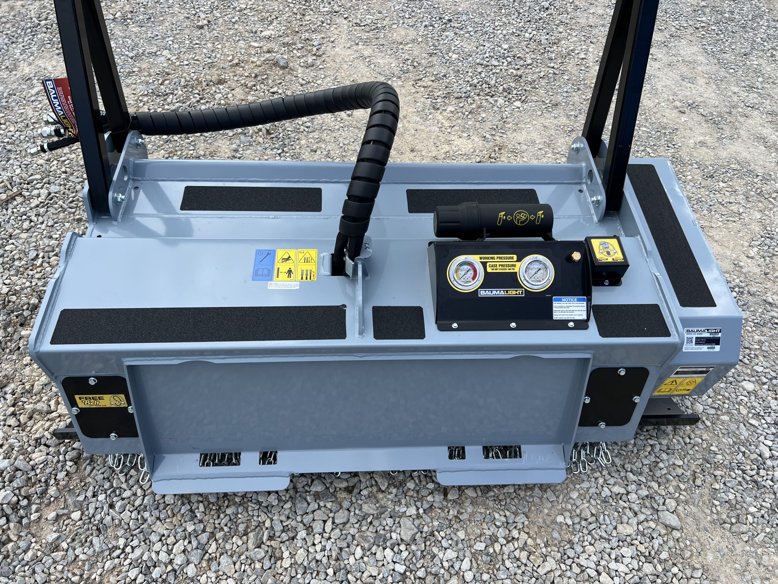 Baumalight MS560 Fixed Tooth Forestry Mulcher Attachment Fits Skid Steer Quick Attach - Image 12