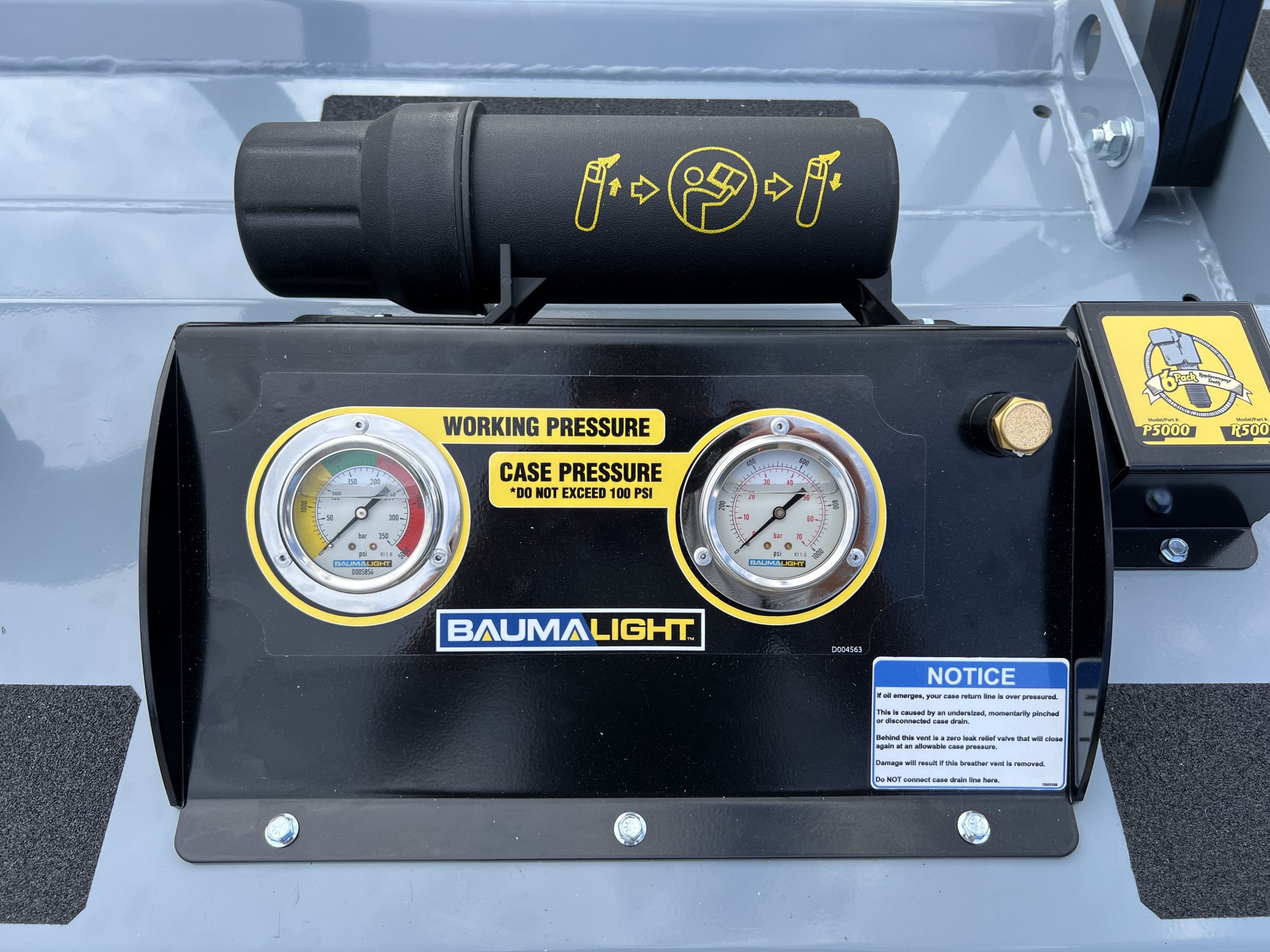 Baumalight MS560 Fixed Tooth Forestry Mulcher Attachment Fits Skid Steer Quick Attach - Image 15