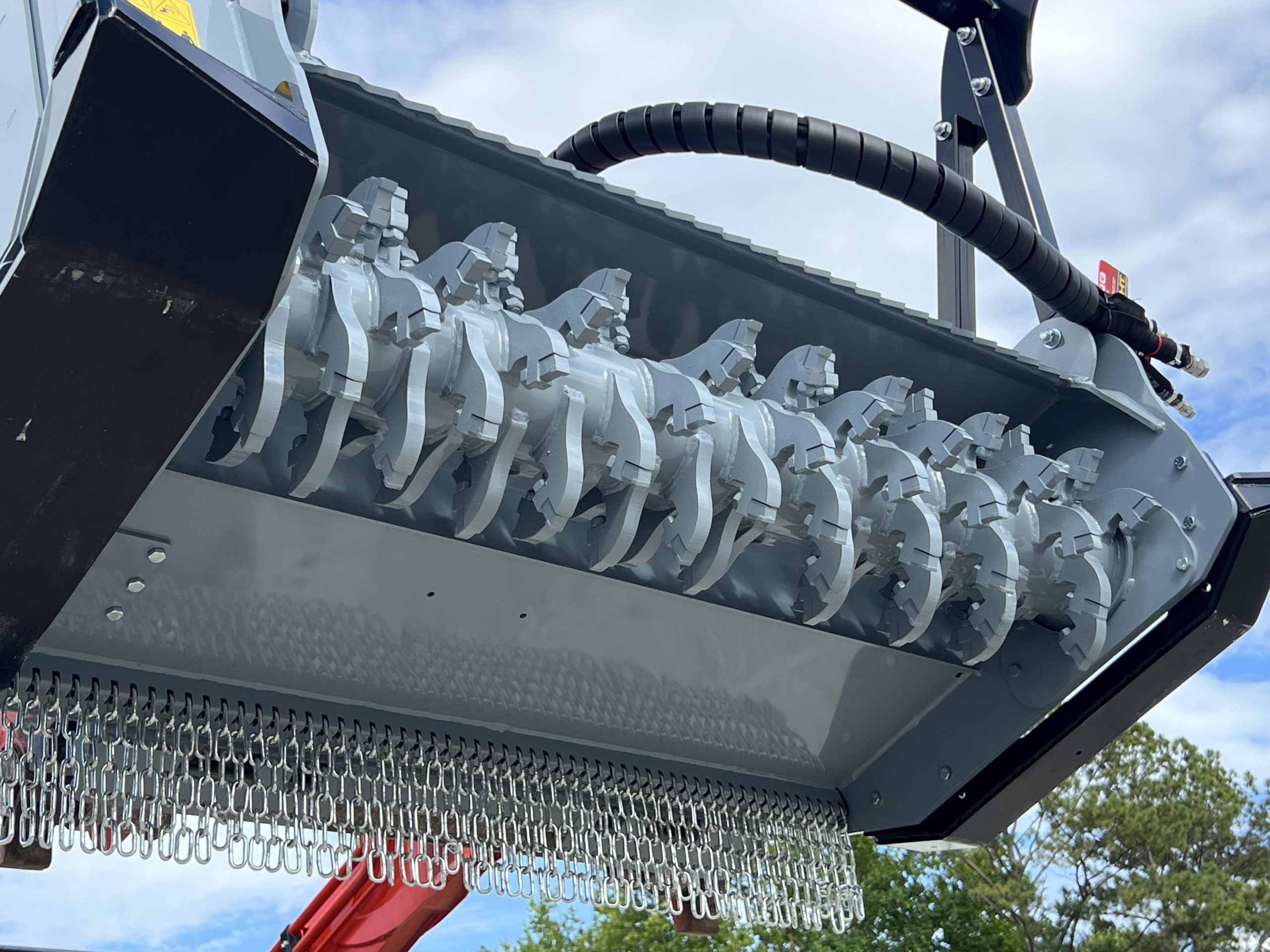 Baumalight MS560 Fixed Tooth Forestry Mulcher Attachment Fits Skid Steer Quick Attach - Image 17