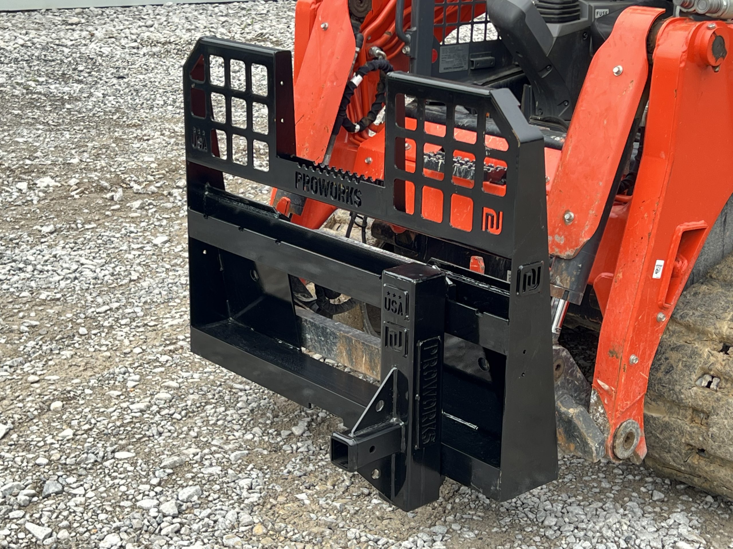 2″ Hitch Receiver Attachment Bracket Fits Class II ITA Pallet Fork Frame Carriage - Image 15