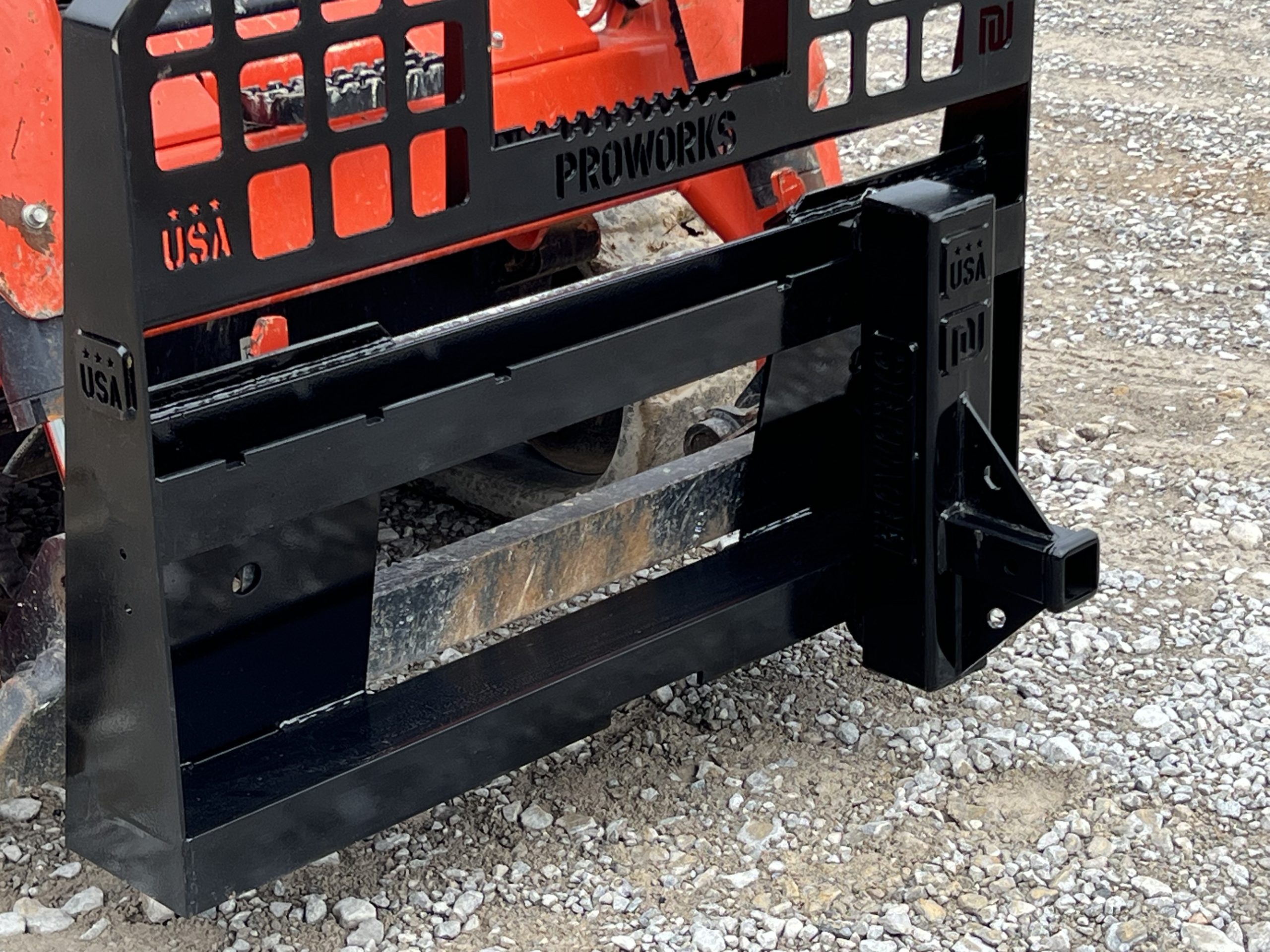 2″ Hitch Receiver Attachment Bracket Fits Class II ITA Pallet Fork Frame Carriage - Image 17