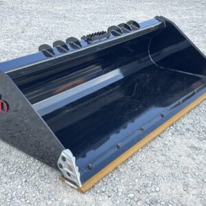 XHD 84″ Severe Duty Smooth Bucket with Bolt On Cutting Edge Fits Compact Track Loader