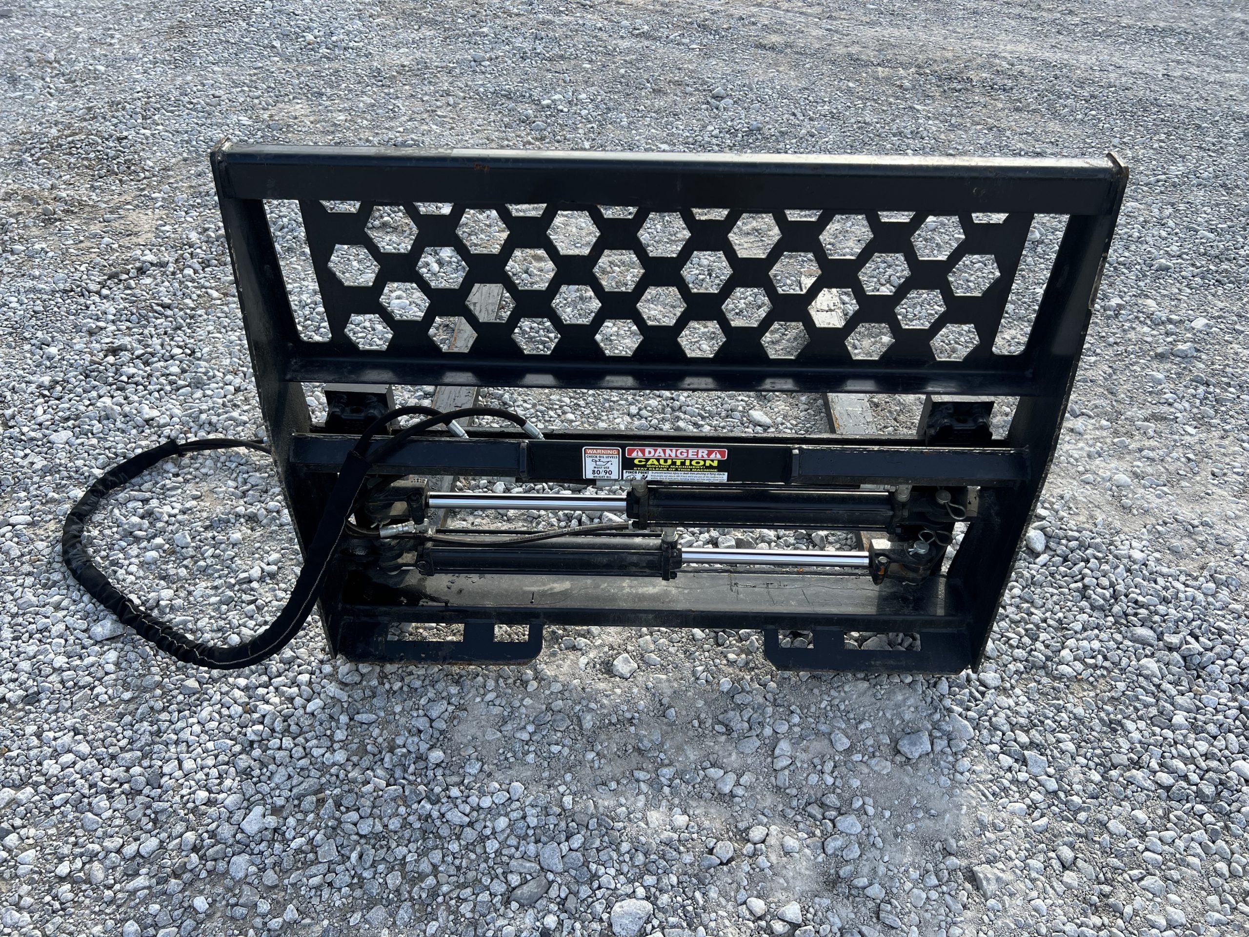 48″ Hydraulic Pallet Forks Fork Positioner Fits Skid Steer Tractor Quick Attach - Image 6