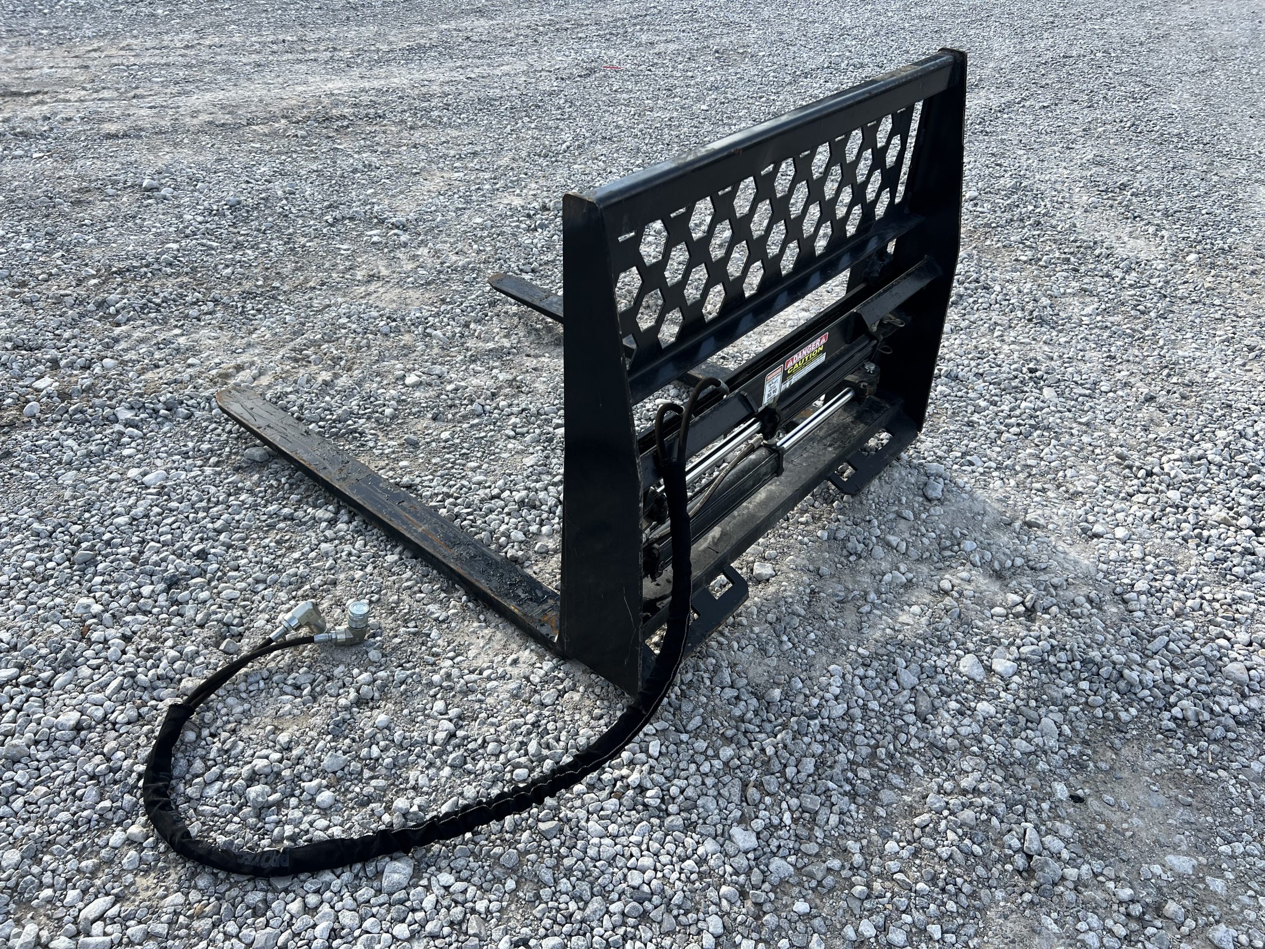 48″ Hydraulic Pallet Forks Fork Positioner Fits Skid Steer Tractor Quick Attach - Image 7