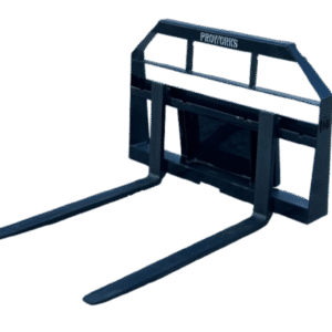 42″ Long 2,200 Pound Wide Rail Pallet Fork Attachment Fits Mini Universal Skid Steer