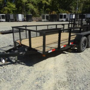 2025 Nolan 6x14 Utility Landscape Trailer 24" Mesh 7K GVWR