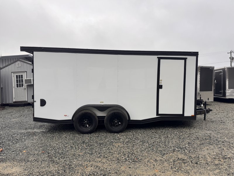 2026 Cynergy 7x16 Enclosed Pro Series Slant-V Blackout Barn Door 7K - Image 6