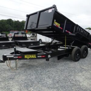 2025 Nexhaul NH714-14K 7x14 Dump Trailer 2' Sides 15K GVWR