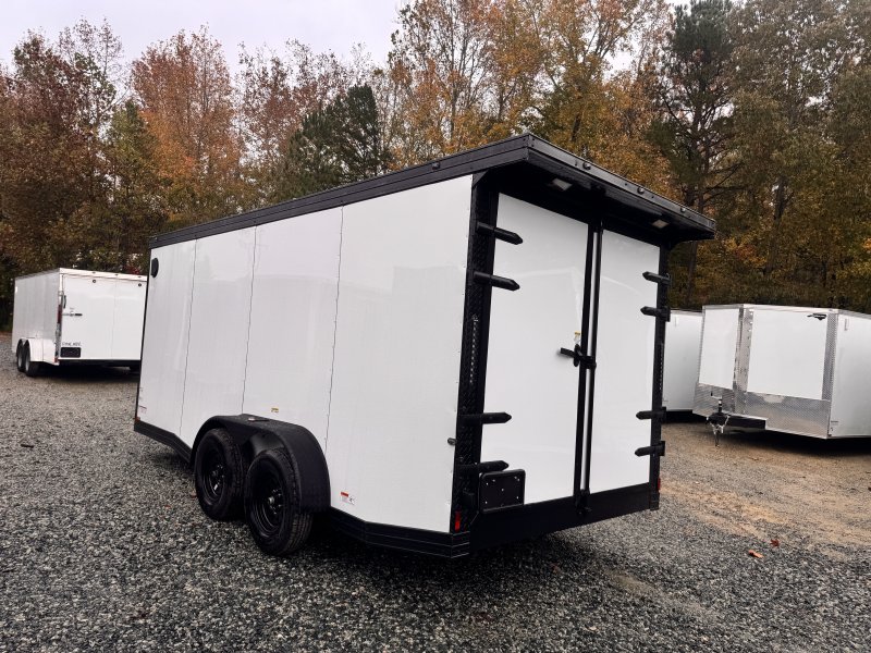 2026 Cynergy 7x16 Enclosed Pro Series Slant-V Blackout Barn Door 7K - Image 5