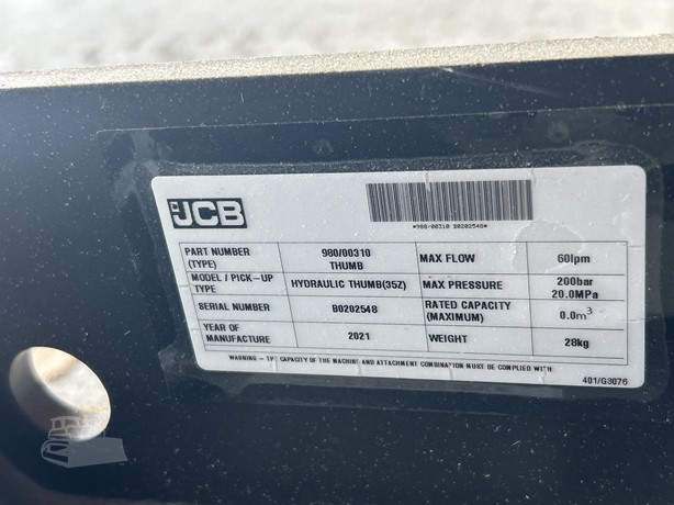 JCB Hydraulic Thumb JCB Hydraulic Thumb - Image 6