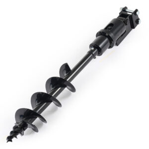 8" Hydraulic Auger Drill Attachment for Mini Excavator with 45" Depth